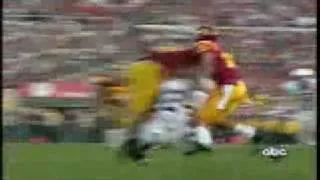 USC vs Penn St Rose Bowl 2009 Taylor Mays Hit