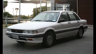 1988 Mitsubishi Galant GLX - Walk Around and Engine Start