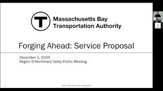 Forging Ahead - Merrimack Valley Region 9 Public Meeting | December 1, 2020