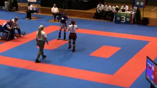 WAKO Kickboxing - EC 2014 - FINALS W KL -50kg - Turan(TUR) - Gabova(SVK)