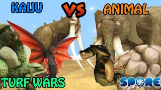 Kaijus vs Animals Turf War | Kaiju vs Animal [S1] | SPORE