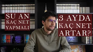 SON 3 AYDA KAÇ NET ARTAR? YKS 3 Ayda Kazanılır mı?