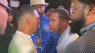 Teofimo Lopez and Devin Haney Altercation