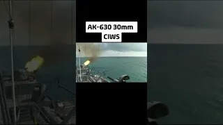 AK-630 CIWS system in action #Shorts #military #ak630 #ciws