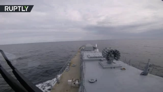 «Ракета в воздухе!»  корабли ВМФ России провели учения в Балтийском море