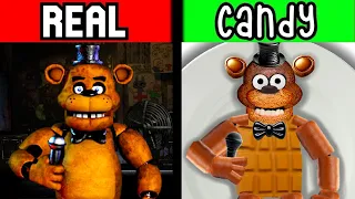 I made Five Nights at Freddy's out of Candy!!!