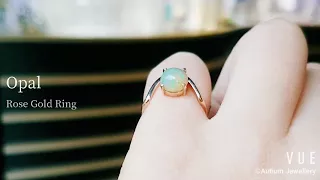 AUTIUM Opal Rose gold ring design 2017-121