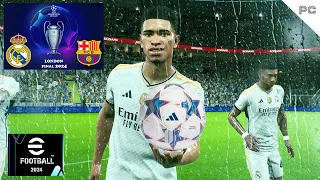 eFootball 2024 PC | Real Madrid vs Barcelona | UEFA Champions League Final | Phil Gaming OP