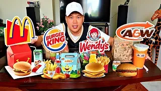 I Bought Every Fast Food KIDS MEAL! (TASTE TEST EXPERIMENT) Who has the best kids meal?