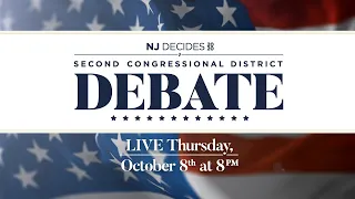 LIVE: NJ 2nd Congressional District Debate | NJ Decides 2020