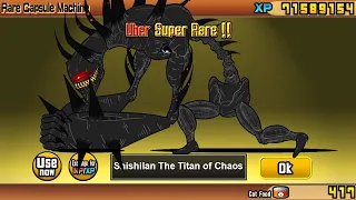 The Battle Cats - Unit Shishilan The Titan of Chaos!