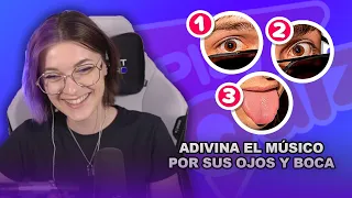 Suzyroxx reacciona a "Adivina el Músico por sus Ojos y Boca" de PlayQuiz