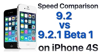 iPhone 4S iOS 9.2 vs iOS 9.2.1 Beta 1 (Speed Comparison)