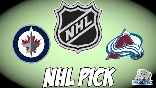 Winnipeg Jets vs Colorado Avalanche 4/22/24 NHL Free Pick | NHL Betting Tips