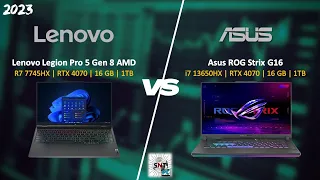 Lenovo Legion Pro 5 Gen 8 vs Asus ROG Strix G16