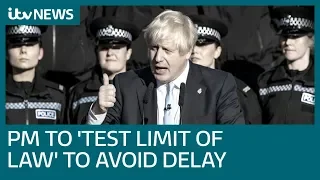 Will Boris Johnson break the law to ensure an October 31 Brexit? | ITV News