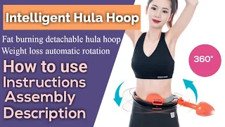 Intelligent Hula Hoop - 360 ° Fat Burning Detachable Weight Loss Automatic Rotation Hula Hoop #智能呼啦圈