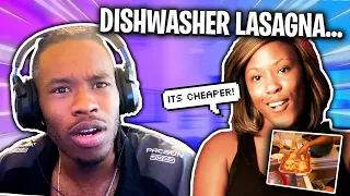 Lady Cooks Lasagna IN THE DISHWASHER | Extreme Cheapskates