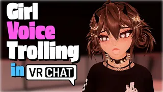 "WHAT IS YOUR REAL VOICE?" | Girl Voice Trolling in VrChat