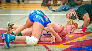 55 kg Girls Freestyle – Olivia Heft {B} Illinois Cornstars Black vs. Reagan Roxas {R} Jersey Girls