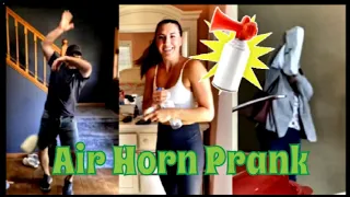 Air Horn Prank Compilation 2023 New - Try Not To Laugh -  Funny Clips