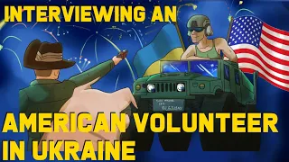 Interviewing an American Volunteer in Ukraine @UNITED24media