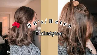 Easy 90's Retro Hairstyles Part 2