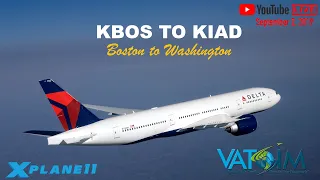 Rejected Takeoff!? | KBOS to KIAD | VATSIM | Flight Factor 777: X-Plane 11