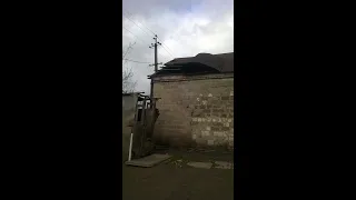 Ураган в Мариуполе срывает крыши домов