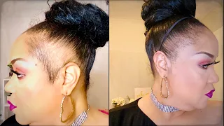 HOW TO COVER YOUR THIN BALDING EDGES (TRACTION ALOPECIA)