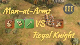 HRE Man-at-Arms vs Royal Knight in Castle