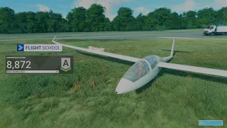 Microsoft Flight Simulator - Glider Training, Winch Launch Training, Advanced (Lesson 3 of 7)