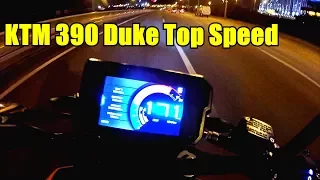 KTM 390 Duke Top Speed. Максимальная скорость КТМ Duke 390