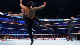 The Rock return on Smackdown & attack Roman Reigns WWE 2023 Finally The Rock is back vs Roman Reigns
