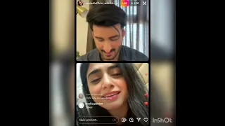 agha ali   and sehar  khan live video   #seharkhan #sehar#aghaali