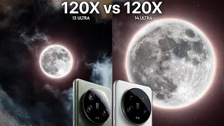 Xiaomi 14 Ultra VS Xiaomi 13 Ultra Live Zoom Test Comparison