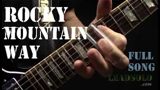 Rocky Mountain Way - EVERY NOTE Slide Guitar