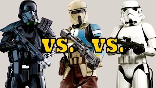 Death Trooper vs. Shoretrooper vs. Stormtrooper - Armor Comparison and Analysis