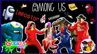 AMONG US en la VIDA REAL - QUIEN ES EL IMPOSTOR ? - MANITO Y MASKARIN VS GIGGLES KIDS