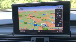 How it works...Audi A6 Satellite Navigation