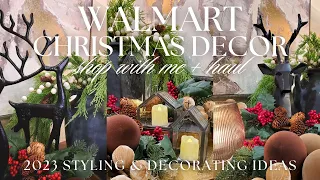 WALMART CHRISTMAS DÉCOR 2023 | Christmas Shop with Me + Haul + Decorating Ideas