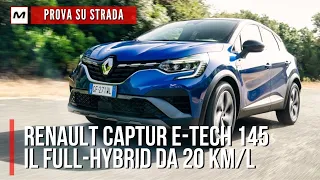 RENAULT CAPTUR E-TECH 145 | Prova su Strada del nuovo full-hybrid di Renault da 20 km/l