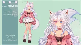 Vtuber Naysae [Live2D model Showcase]