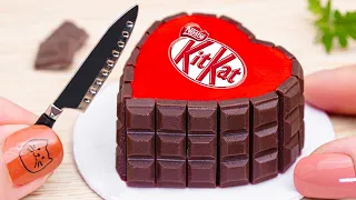 Sweet Miniature Chocolate Kitkat Cake Decorating - Mini Chocolate Bar Cake  | Sweet Miniature Cakes