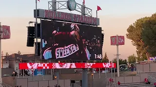 Fresno State Bulldogs entrance 2022