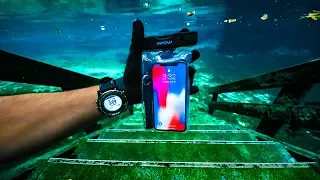Found Working iPhone X Underwater!!! (River Treasure) | Jiggin' With Jordan
