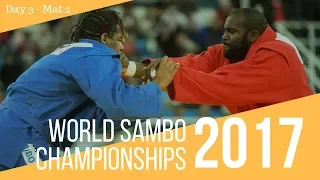 World Sambo Championships. Sochi 2017. Day 3. Mat 2