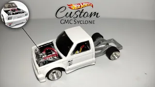 Custom GMC Syclone - Build hotwheels chassis