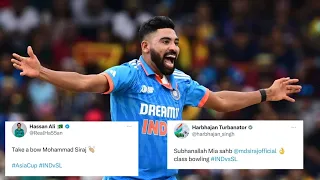 World reacts to Siraj unbelievable spell in Asia Cup final against Srilanka