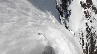 Telluride Colorado Backcountry Skiing - The Scariest Line in Colorado